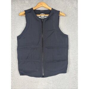 Eagle Sport Wet Suit VestMen's XL Black Full Zip Sleeveless Water Sport Surf USA